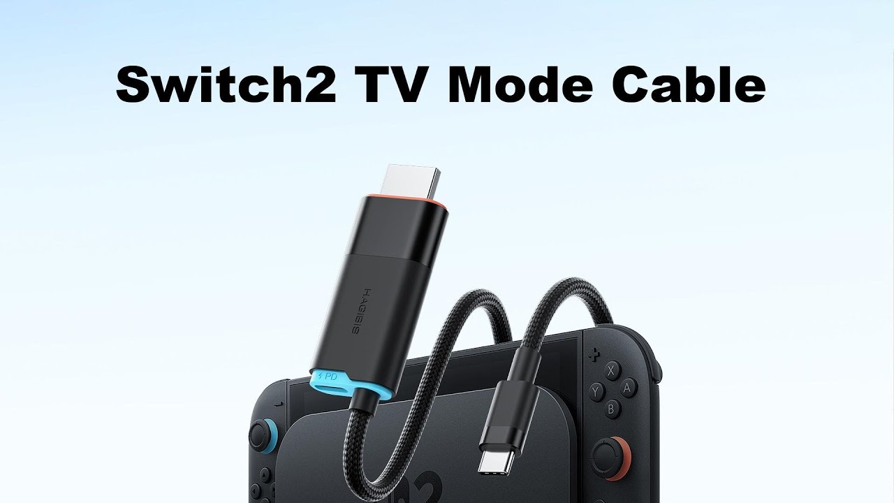 Hagibis Switch 2 Portable HDMI Cable + TV Docking Station | Plug & Play Gaming on Big Screens