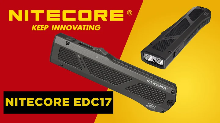 NITECORE EDC17: 1,500 Lumen Ultra-Slim EDC Flashlight with UV & Green Laser