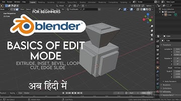 Blender Edit Mode Tools and Features in Hindi 2023