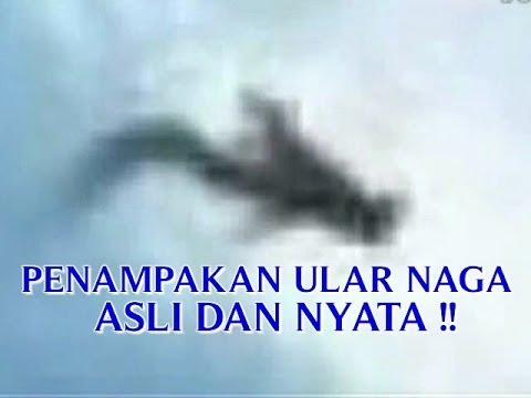 VIDEO PENAMPAKAN ULAR  NAGA ASLI  DIBALIK AWAN DI CHINA 