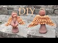 DIY Ангел на День Святого Валентина // Имитация глины // Лепка