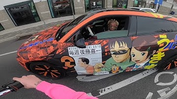 Pulled Up On Lil Uzi In Traffic!! - Lil Uzi Audi R8 Anime