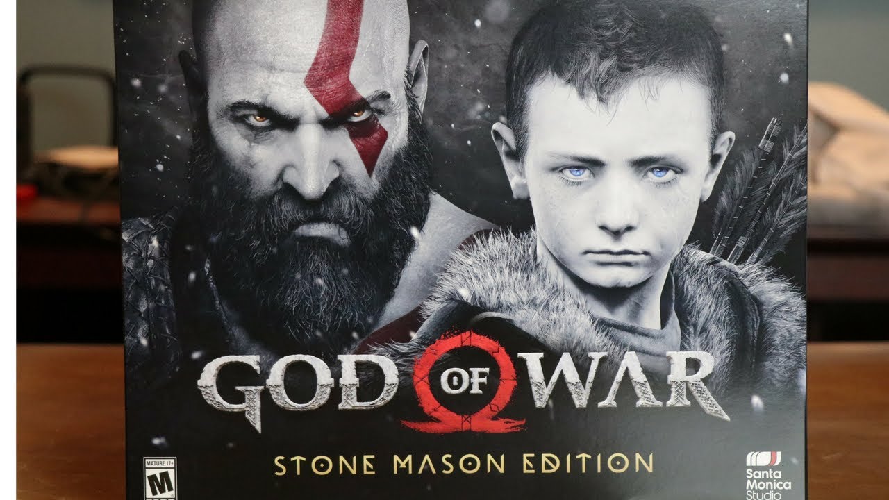 UNBOXING - GOD OF WAR STONE MASON EDITION - Edição de Colecionador! 