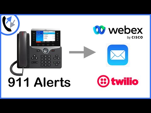 Cisco 911 Alerts via Email, Webex Teams using Webhook data and Cisco CURRI