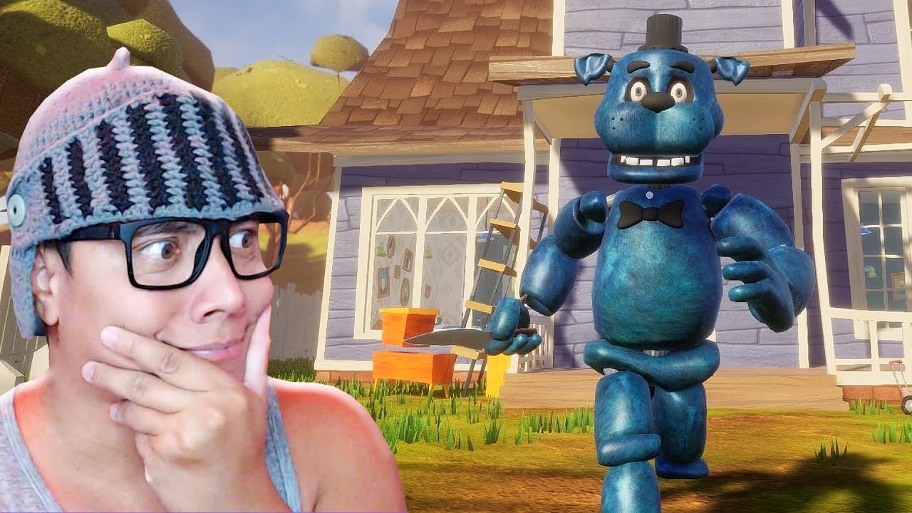 O VIZINHO VIROU UM ANIMATRÔNICO DE TERROR! (Project: Bear5 Mod Hello Neighbor)