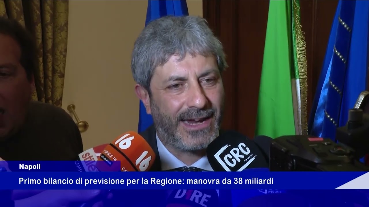 Bilancio di previsione per la Regione manovra da 38 mld