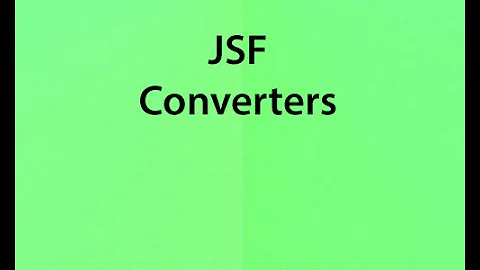 v35 JSF converters