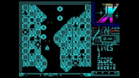 Xenoblast (2021) Walkthrough, ZX Spectrum