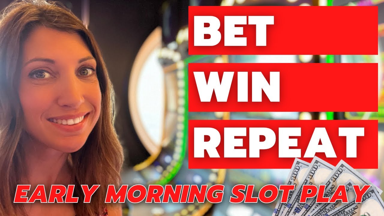 😁I Won BIG Playing Early Morning Slot Machines Is that the secret? 