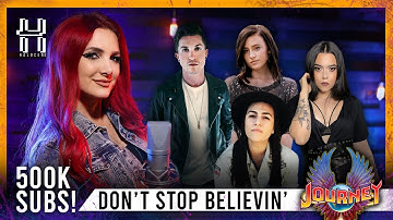 Thumbnail of Don't Stop Believin' - Journey cover by Halocene ft F211, Violet Orlandi, Lauren Babic, Cole Rolland