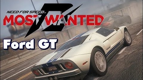 Ford GT Circuit Race Red Shift NFS Most Wanted PC Gameplay