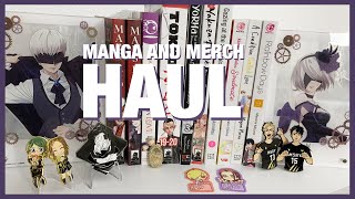 Manga Haul | also some anime merch, pin mail, stickers, trading cards