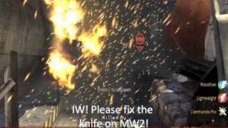 Infinity Ward! please fix the knife on MW2!