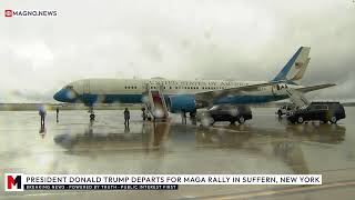 🇺🇸 President Donald Trump Departs from Joint Base Andrews for MAGA Rally in Suffern, New York [LIVE]