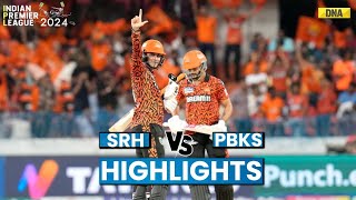 SRH Vs PBKS Highlights: Sunrisers Hyderabad Beat Punjab Kings By 4 Wickets I IPL 2024