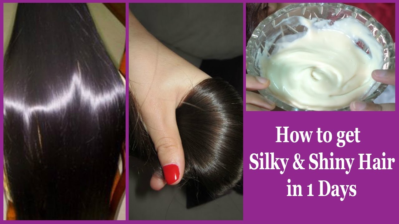 Get Super silky & Glossy Hair in 1 day | DIY Hair Mask - Deep Conditioner skincare routine order