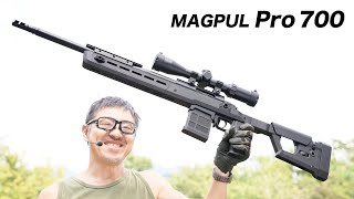 Magpul Pro 700 Double Eagle ボルトアクションスナイパーライフル ガンケース付 Black エアガンレビュー