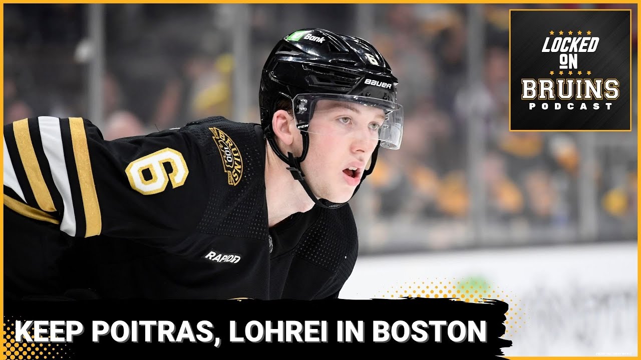 Matthew Poitras, Mason Lohrei survive latest Bruins roster cuts