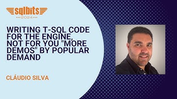 Writing T-SQL code for the engine, not for you "more demos" by popular demand