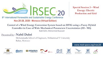 903 - Control of a Wind Energy Conversion System based on DFIG using a Fuzzy Hybrid Controller