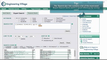 3 ways to search Compendex