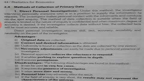 Class-11 Economics Chapter-2 Part-1 Collection of Data MP Board By Amit Toshniwal CCC Gadarwara
