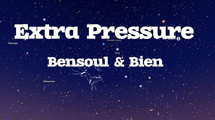 Bensoul _ Extra Pressure ft Bien (lyrics)