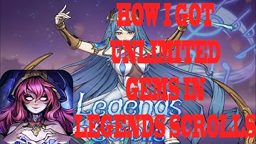 Legends Scrolls Hack Unlimited Gems Cheat For Android & IOS