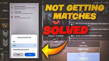 Matchmaking Problem Solved | Matches Not Starting on Mobile data Standoff 2