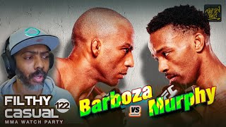 #UFCVegas92: Barboza vs Murphy || Filthy Casual MMA Watch Party No. 122