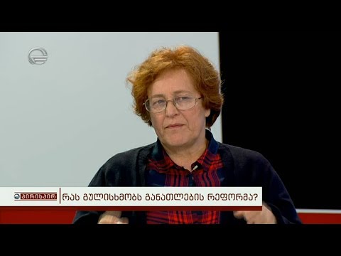 განათლების ექსპერტი თამარ ჯაყელი: ეს არის ბოლო შანსი ჩვენი განათლების