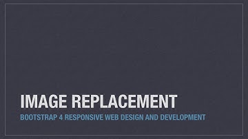 Bootstrap 4 (Alpha 6) utilities: Image replacement