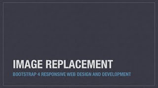 Bootstrap 4 (Alpha 6) utilities: Image replacement