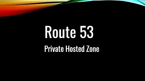 Route 53 Private Hosted Zone | DNS Resolution | Route 53 | DNS