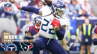 Tennessee Titans vs. Houston Texans | 2022 Week 8 Game Highlights