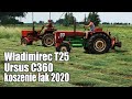 Władimirec T25 i Ursus C360 – koszenie łąk w gospodarstwie Pana Mariusza