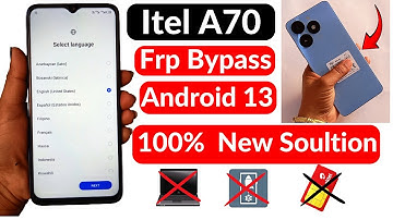 Itel A70 (P665L) Frp Bypass/Unlock Without X-share Android 13 | Itel A70 Frp Unlock Without Pc 2024