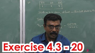 126. Maths | Combinatorics and Mathematical induction | Exercise 4.3 - 20