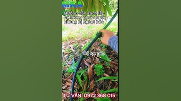 Hướng dẫn cách lắp hệ thống phun thuốc không bị nghẹt béc | Liên hệ: 0972 368 015