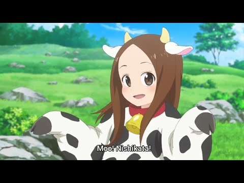 Cow Takagi-san scene