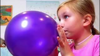 Meniup Balon Ungu | Lagu Anak Balonku Ada Lima