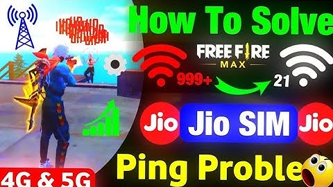 FreeFire Network Problem Jio Sim| Free Fire 999+ Problem Jio Sim | FreeFire Jio Sim Network Problem