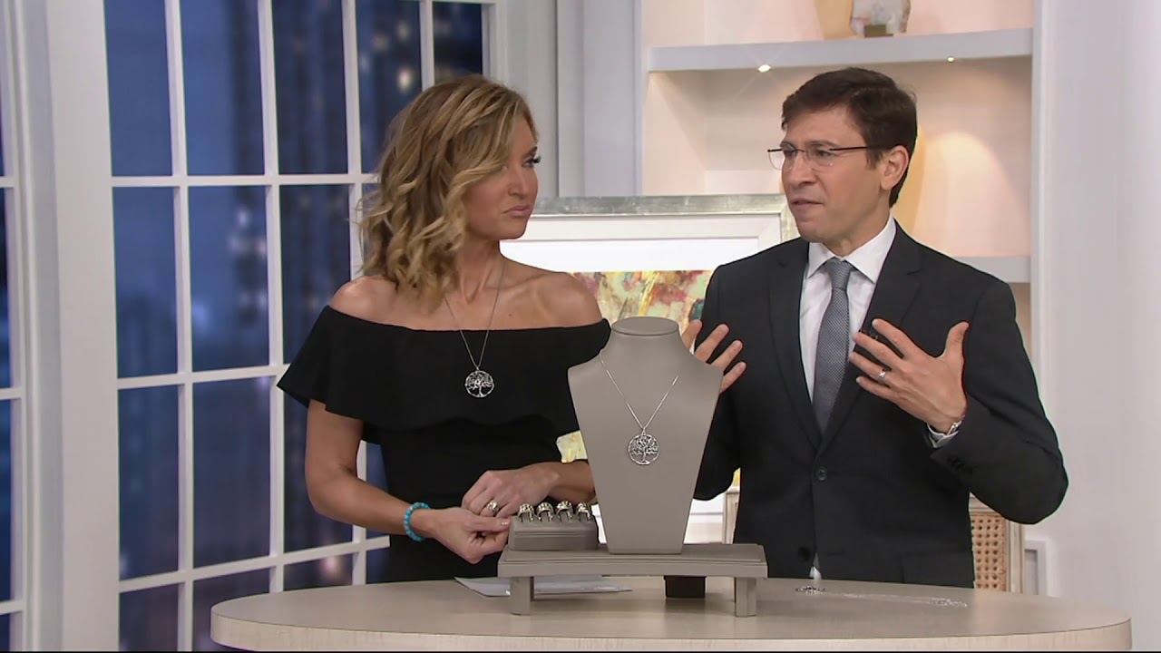 Or Paz Sterling Silver Family Tree Pendant with Chain on QVC