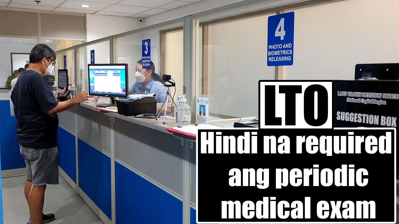 LTO di na nirerequire and periodic medical exam sa mga license holder