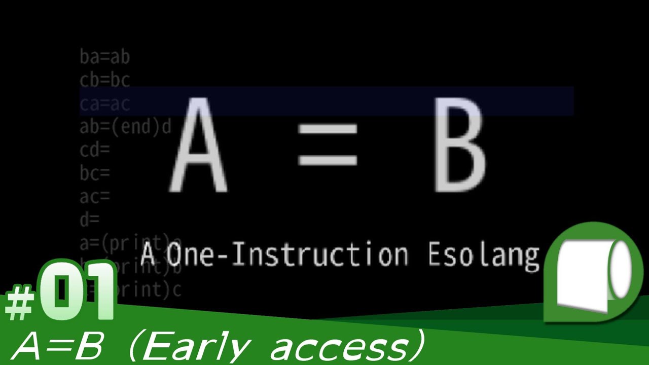 #01：Live Archive '22/01/27【 A=B （日本語版 / EA版） 】今は小学校でもプログラミングの授業があるらしい