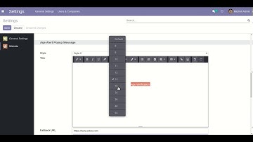 Age Popup Alert Website Odoo & Confirmation Popup Alert Odoo