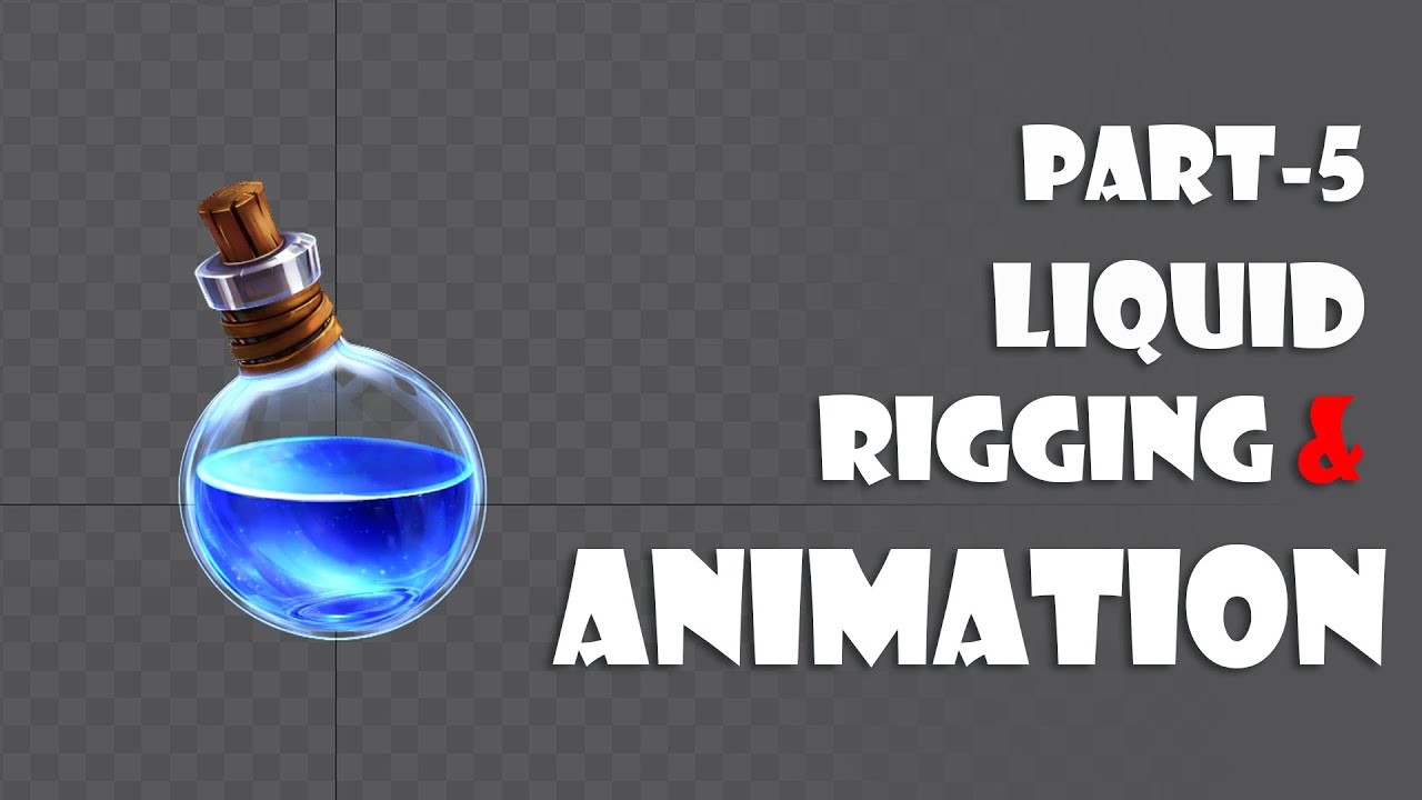 "Spine 2D Liquid Flow Animation"