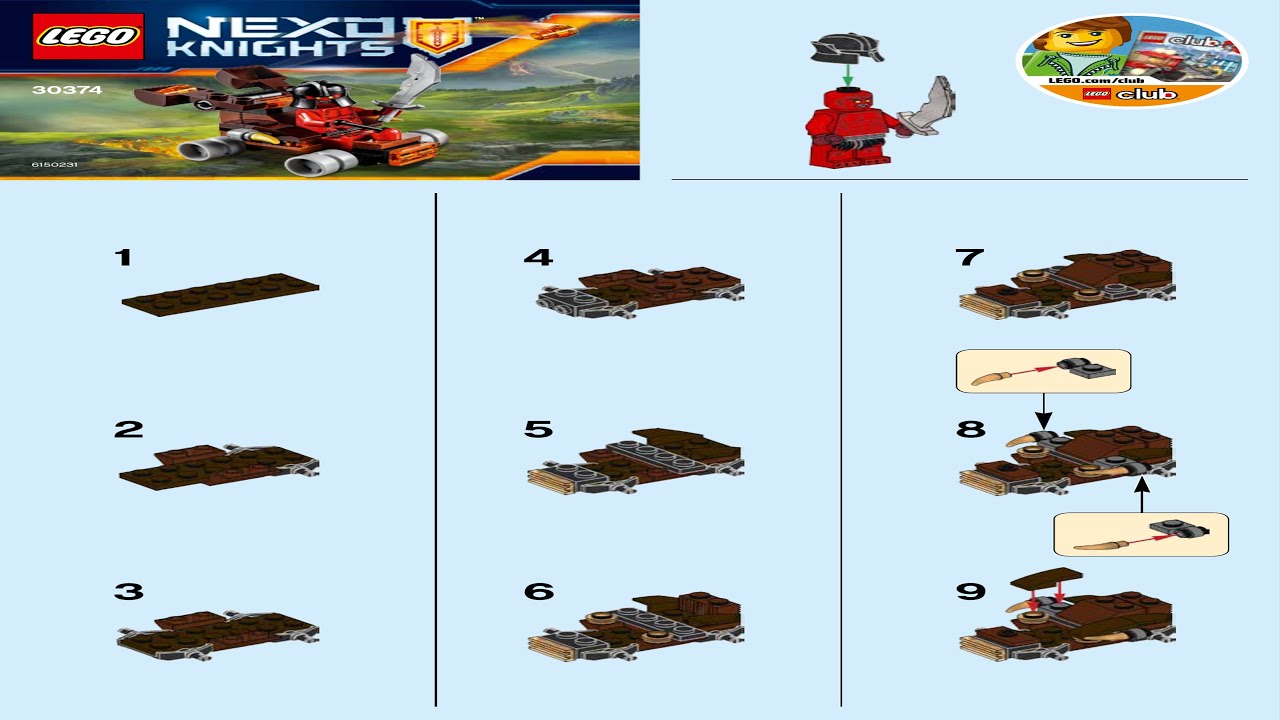 LEGO Instructions - Nexo Knights - 30374 - The Lava Slinger - Miscellaneous
