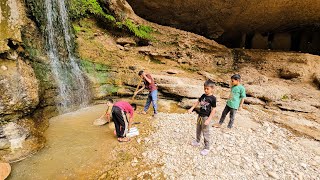 Living in the mountains: building a residence under the cave