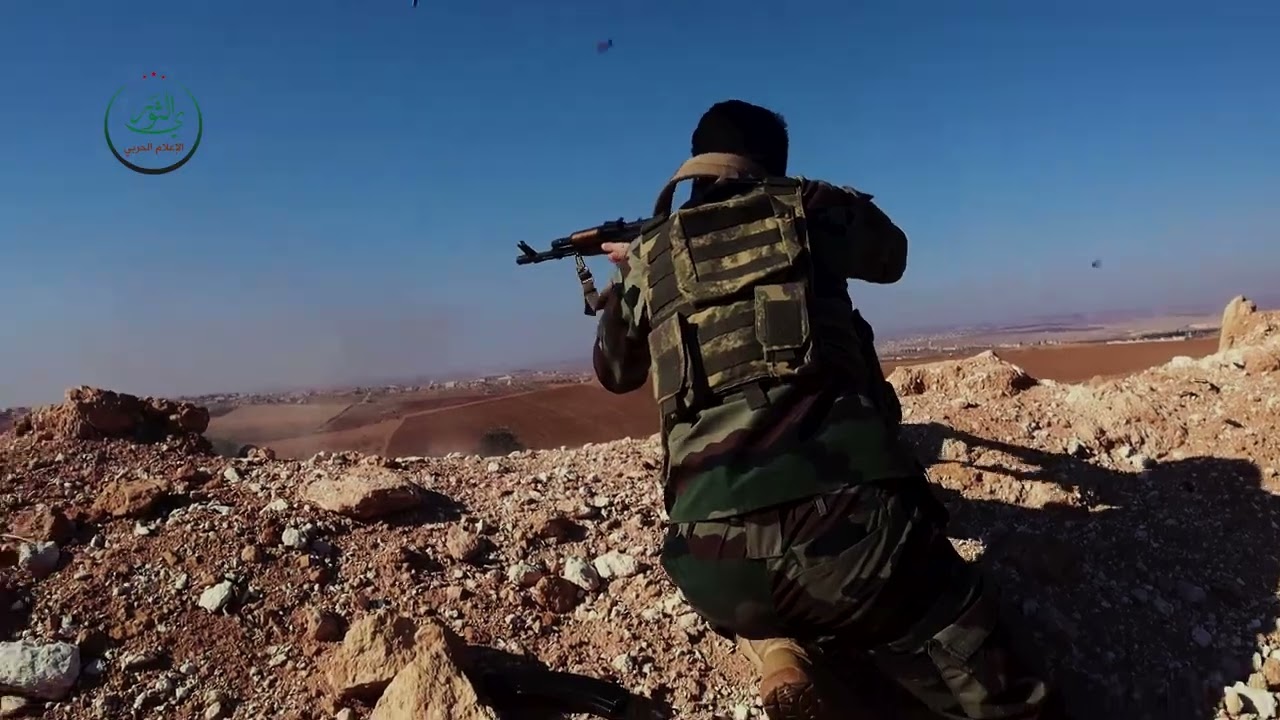 جانب من المعارك التي خاضتها إدارة العمليات العسكرية في محافظة حماة ضمن معركة ردع العدوان